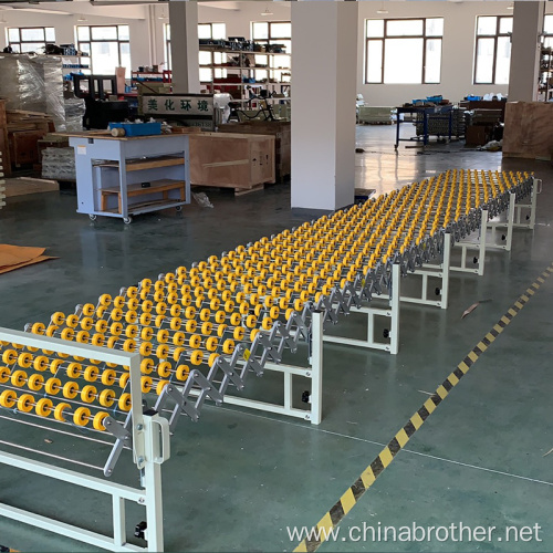 wheel conveyor telescopic roller conveyor for carton